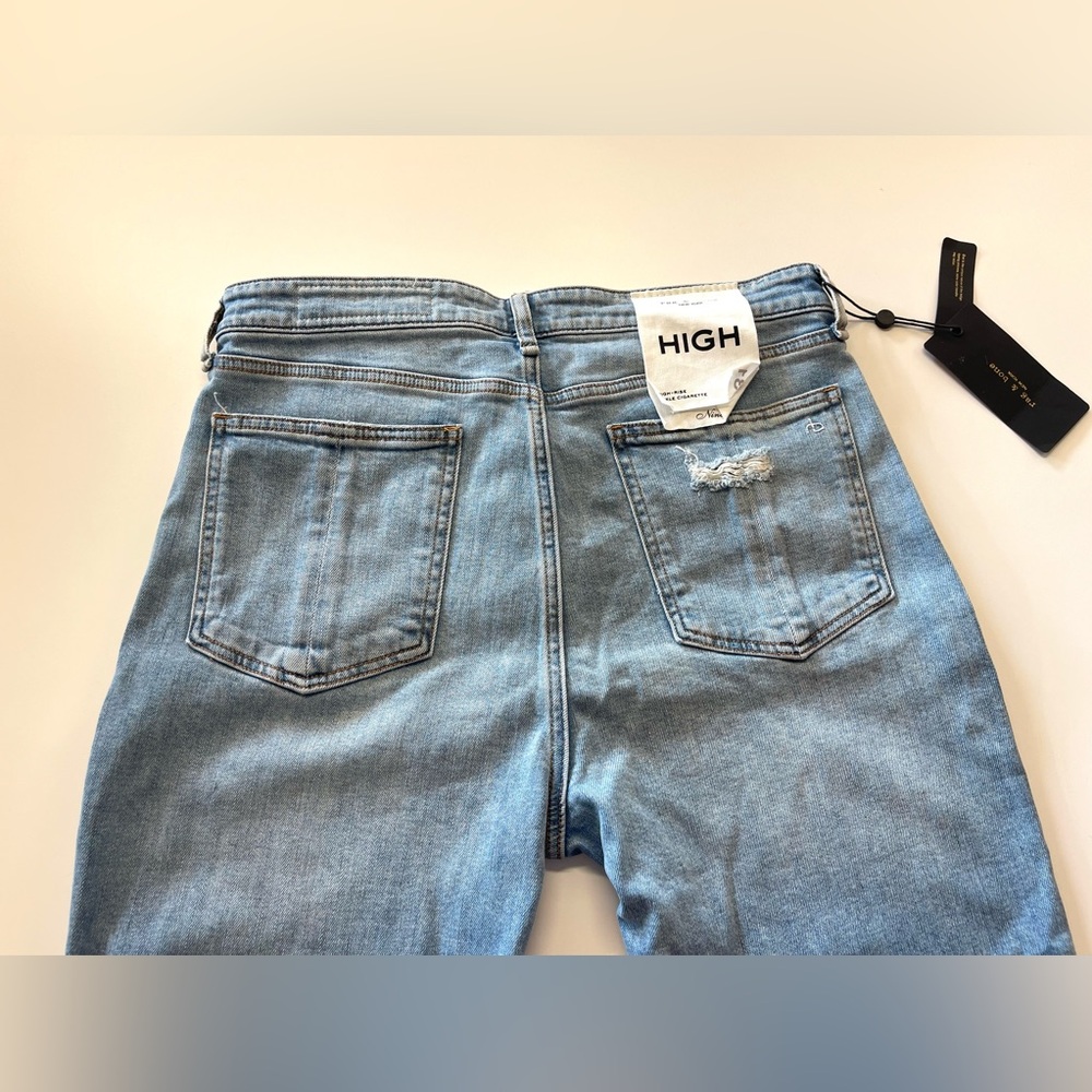 NWT Rag & Bone Nina High-Rise Cigarette Denim Jeans sz 31 - Picture 13 of 14